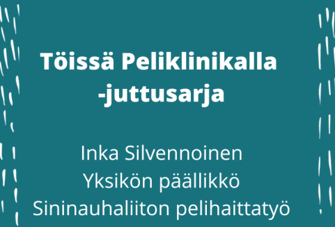 Inka Silvennoinen, yksikön päällikkö, Sininauhaliiton pelihaittatyö