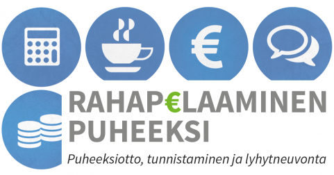 Rahapelaaminen puheeksi oppaan kansi.