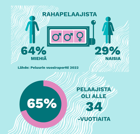 Peluurin palveluiden asiakasprofiili 2022.