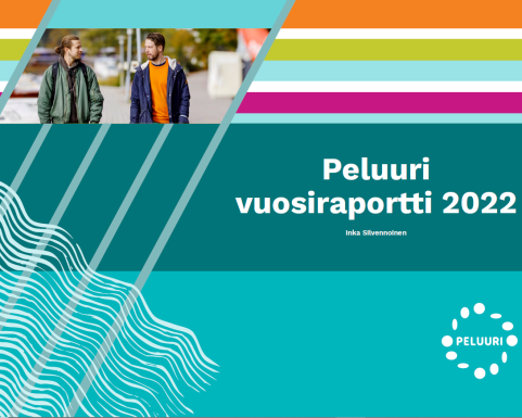 Peluurin vuosiraportti 2022 kansi.